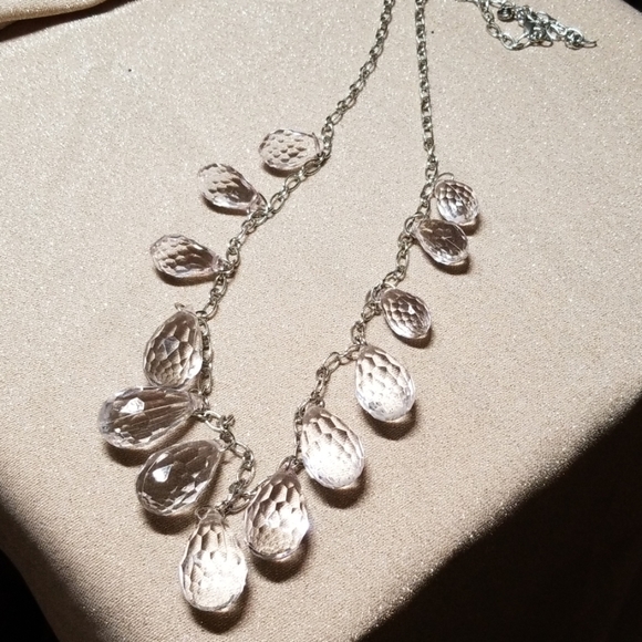 LOFT Jewelry - Ann Taylor Loft Long Necklace Clear Beads LOFT Jewelry - Ann Taylor Loft Long Necklace Clear Beads